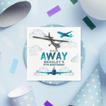 Aviación de avión Cualquier fiesta de cumpleaños p