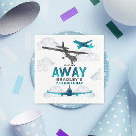 Servilleta De Papel Aviación de avión Cualquier fiesta de cumpleaños p