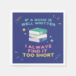 Servilleta De Papel Avid Reader I - Cita de Jane Austen