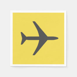 Servilleta De Papel Avión de avión minimalista