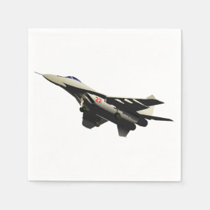 Servilleta De Papel Avión de combate supersónico Aeronave militar