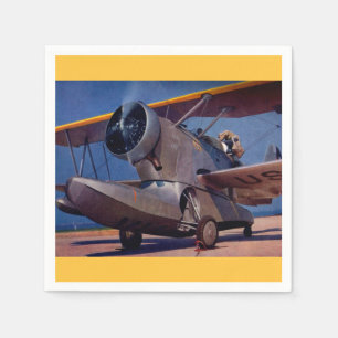 Servilleta De Papel Avión F-2 Grumman de 1939