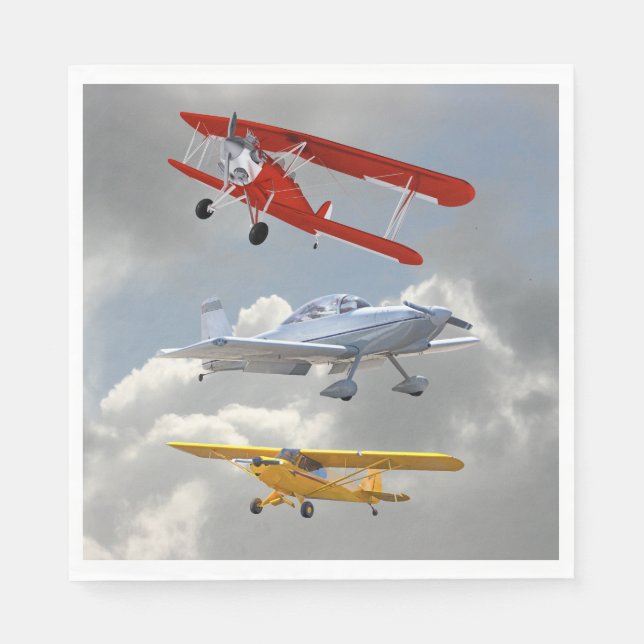 SERVILLETA DE PAPEL AVIONES (Anverso)