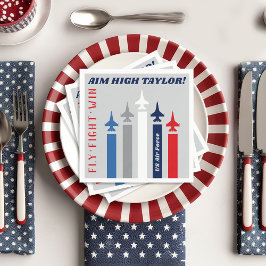 Servilleta De Papel Aviones de aviación militar abandonan el Fiesta