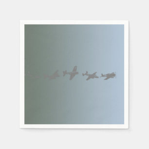 Servilleta De Papel Aviones de la Segunda Guerra Mundial