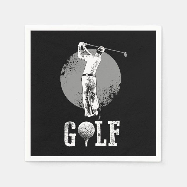 Servilleta De Papel Awesome Golf Player Sports Golf Club Gift (Anverso)