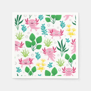 Servilleta De Papel Axolotl