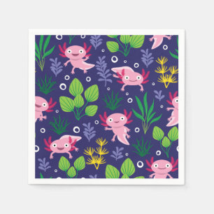 Servilleta De Papel Axolotl