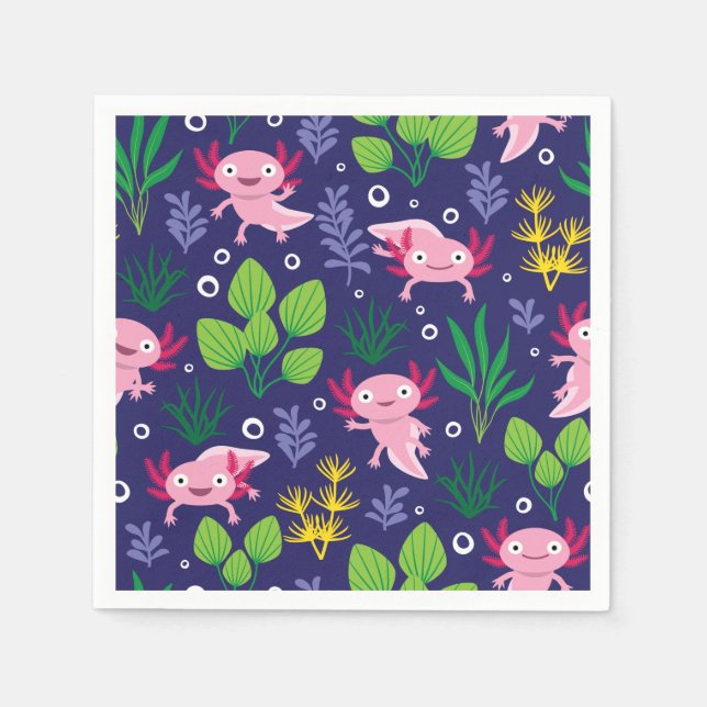Servilleta De Papel Axolotl (Anverso)