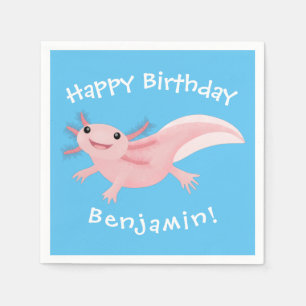 Servilleta De Papel axolotl mojado