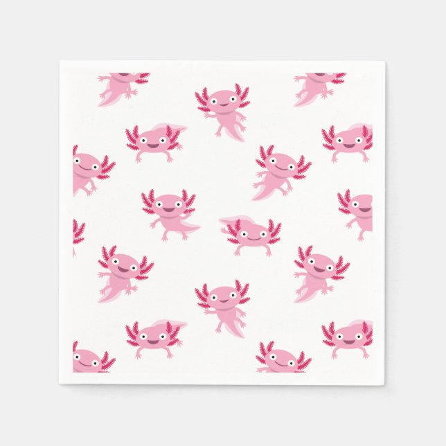 Servilleta De Papel Axolotl Napkins (Anverso)