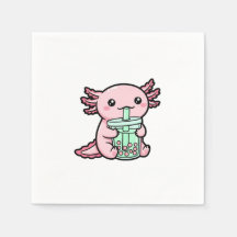 Axolotl y té de burbuja