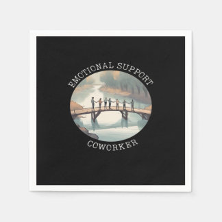 Servilleta De Papel Ayuda emocional Coworker Motivational Companion