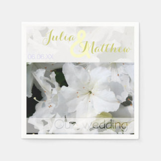 Servilleta De Papel Azalea - Toallas de papel Boda personalizables