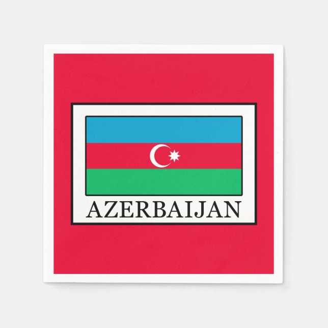 Servilleta De Papel Azerbaiyán (Anverso)
