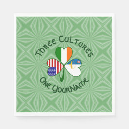 Servilleta De Papel Azores Ireland USA Banderas Shamrock personalizado