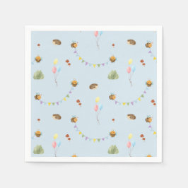 Servilleta De Papel azul cielo acuático