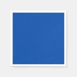 Servilleta De Papel Azul Cobalto Color Sólido