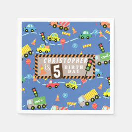 Servilleta De Papel Azul de transporte