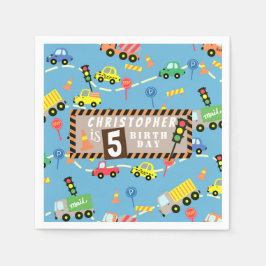 Servilleta De Papel Azul de transporte