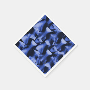 Servilleta De Papel Azul electromagnético radiante