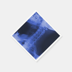 Servilleta De Papel Azul electromágnetico radiografiado 2
