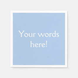 Servilleta De Papel Azul francés claro personalizado