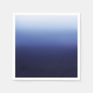 Servilleta De Papel Azul Marino Moderno Minimalista Baño Nupcial de Pl