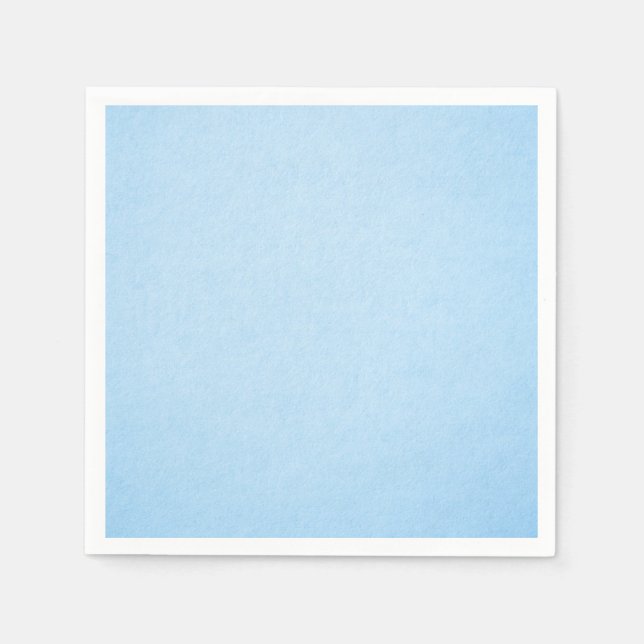 Servilleta De Papel Azul Pastel (Anverso)