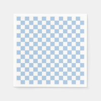Azul Polvoriento y Cuadros Blancos