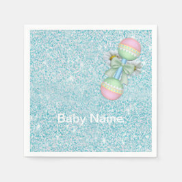 Servilleta De Papel Azul turquesa