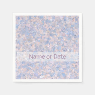 Servilleta De Papel Azul y rosa claro