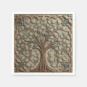 Servilleta De Papel Azulejo