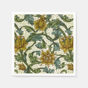 Servilleta De Papel Azulejo de arte floral de tallo único de William M