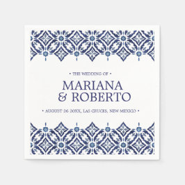 Servilleta De Papel Azulejos de la Marina | Frontera de tejas española