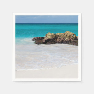Servilleta De Papel Azure Ocean Sandy Beach Photo