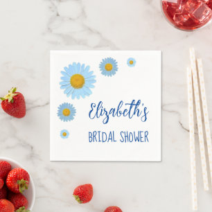 Servilleta De Papel Azuza Margaritas Ducha Nupcial Floral