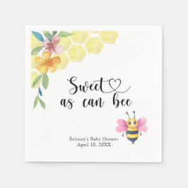 Servilleta De Papel Baby Bee - sweet as can bee