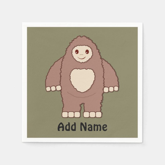 Servilleta De Papel Baby Bigfoot (Anverso)