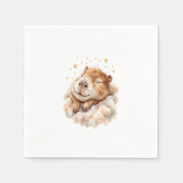 Servilleta De Papel Baby Boy Shower • Capybara Design