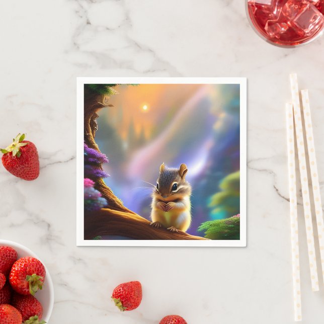 Servilleta De Papel Baby Chipmunk (In situ)