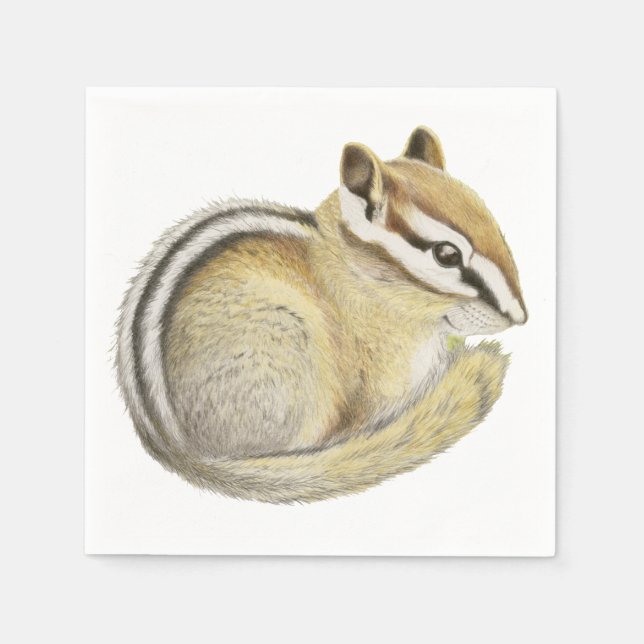 Servilleta De Papel Baby Chipmunk (Anverso)