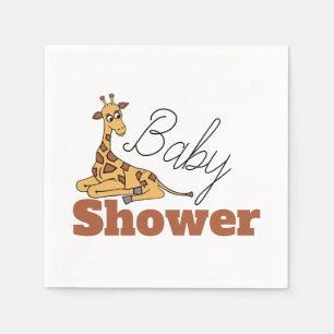 Servilleta De Papel Baby Giraffe, Baby Shower