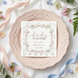 Servilleta De Papel Baby in Bloom Baby Shower 
