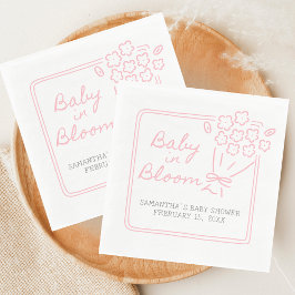 Servilleta De Papel Baby in Bloom Baby Shower