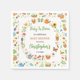 Servilleta De Papel Baby in Bloom Garden Baby Shower | Cute Floral