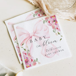 Servilleta De Papel Baby in Bloom Pink Bow