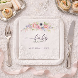Servilleta De Papel Baby in Bloom Sweet Floral Baby Shower