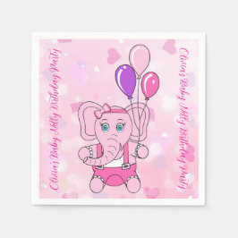 Servilleta De Papel Baby Nelly Birthday Party