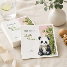 Baby Panda Fiesta de Bebé Neutro en Género